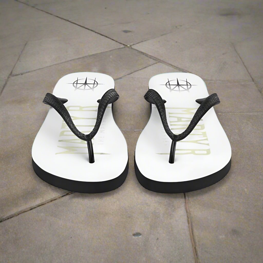 Dual Logo Flip-Flops