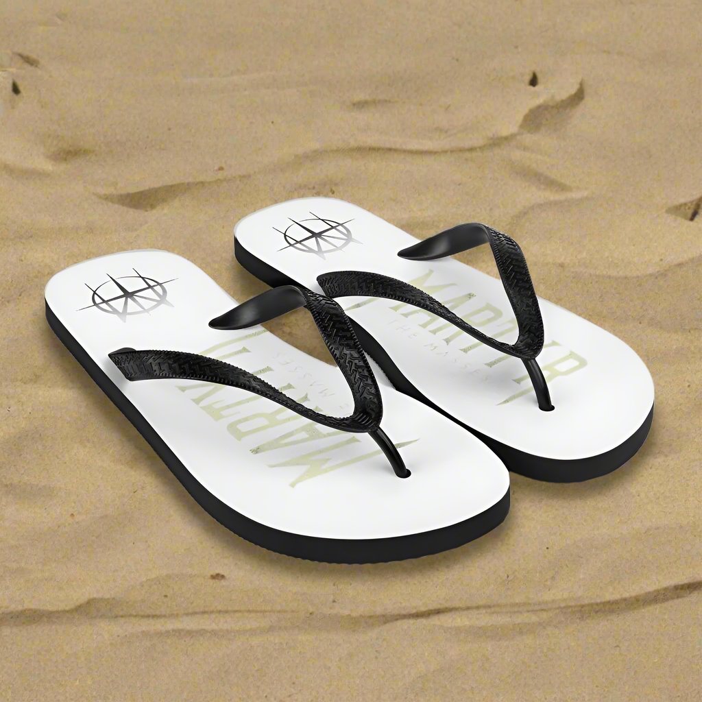 Dual Logo Flip-Flops