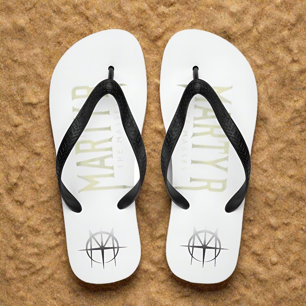 Dual Logo Flip-Flops