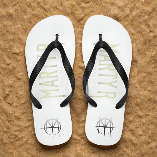 Dual Logo Flip-Flops